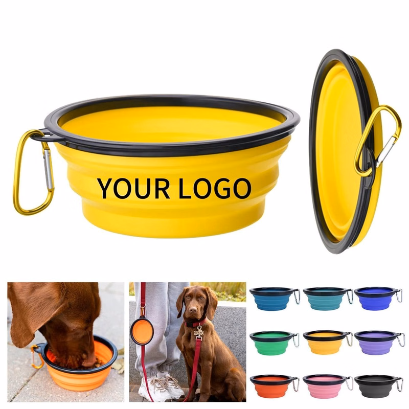 TPE Dog Feeding Bowl with Clip