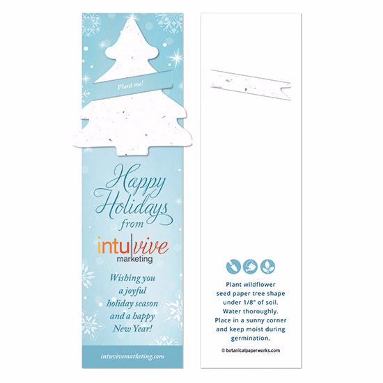 Winter Tree Holiday Bookmark with Slot