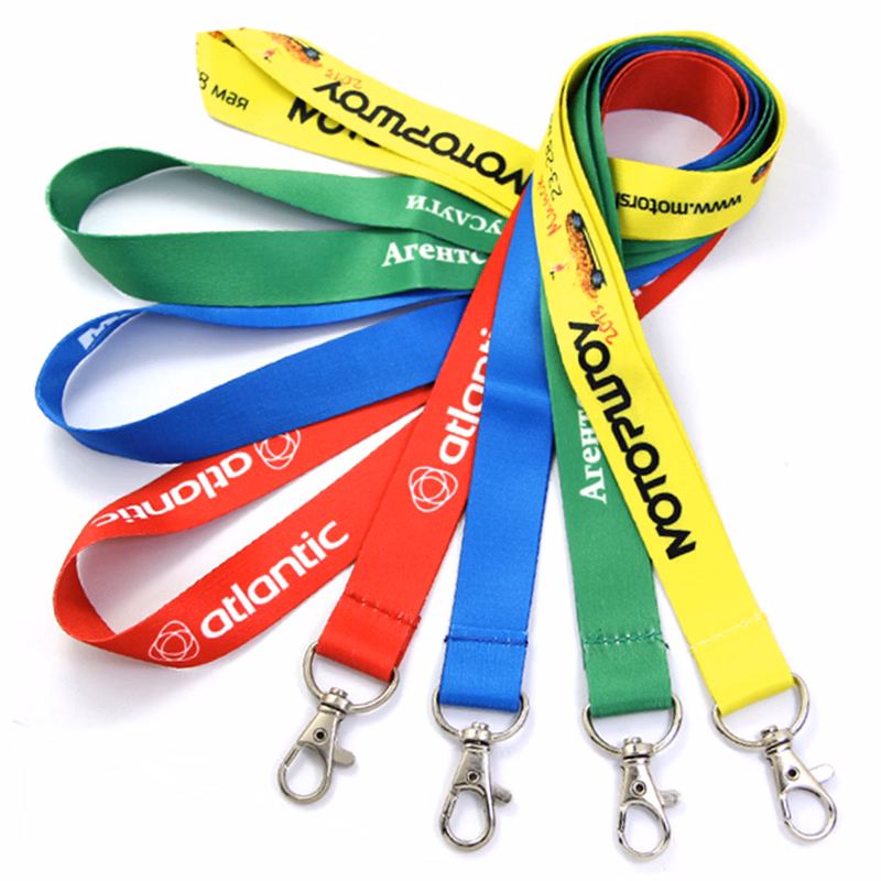 3/4"W Imprinted Polyster Lanyard