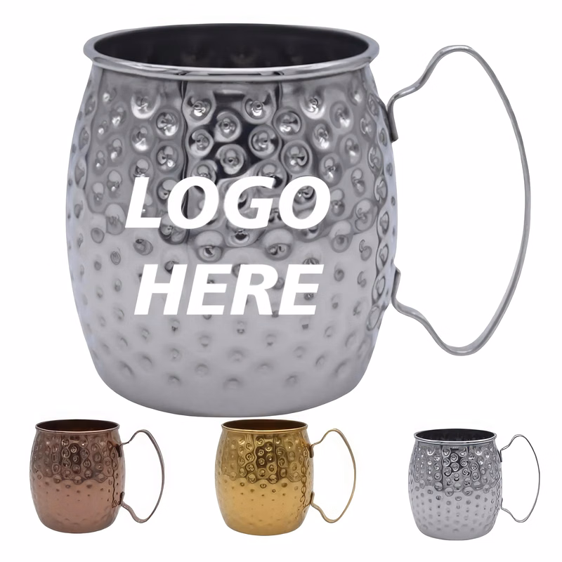 Custom 17 oz Stainless Steel Big Grip Beer Mug