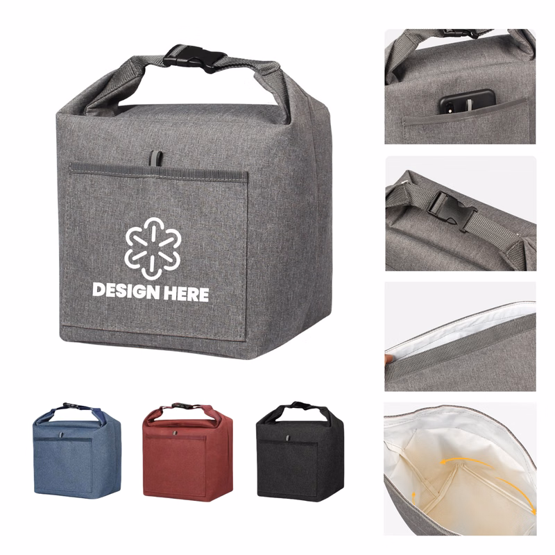 Oxford Insulated Lunch Tote Bag