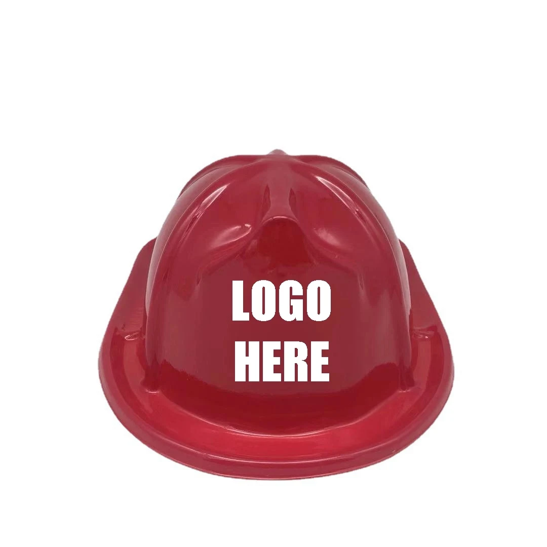 Custom Children Plastic Fire Chief Hat 1