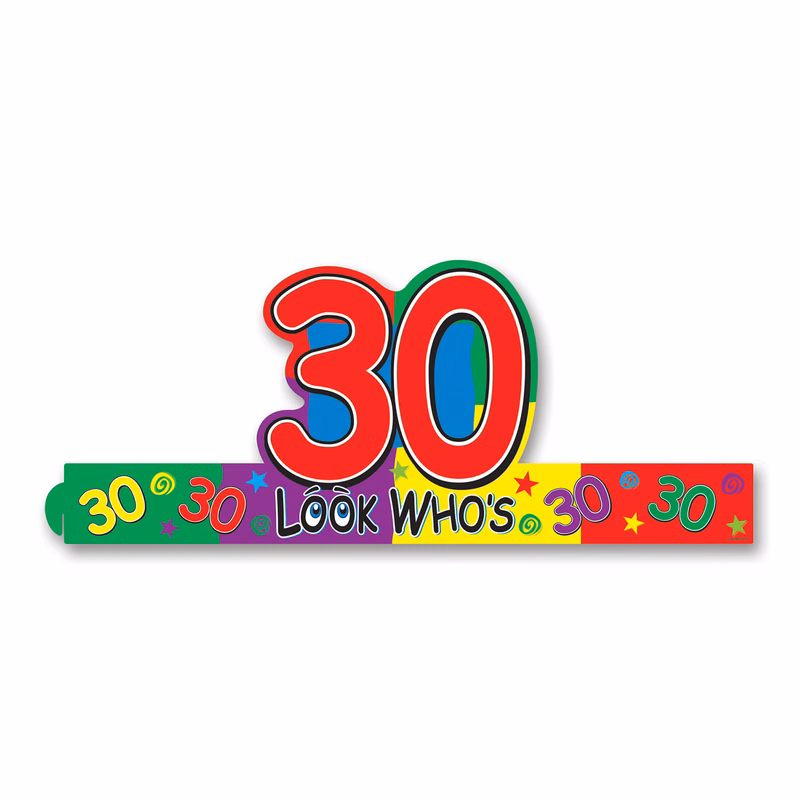 Look Who's "30" Headband