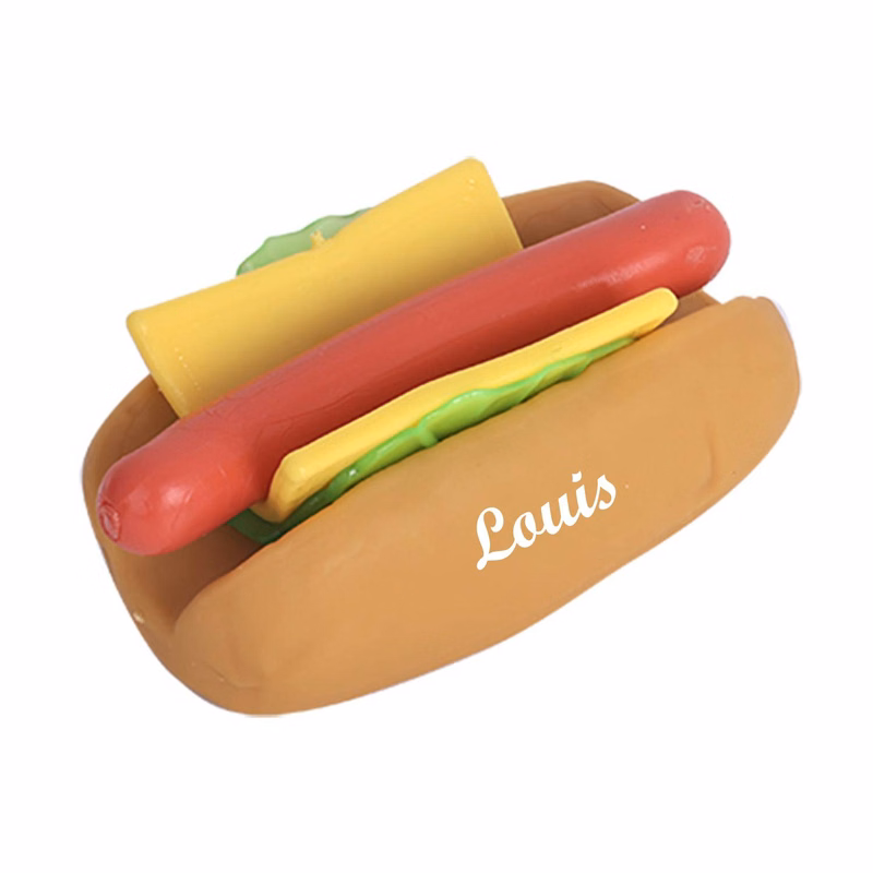 TPR Hot Dog Stress Reliver Toy