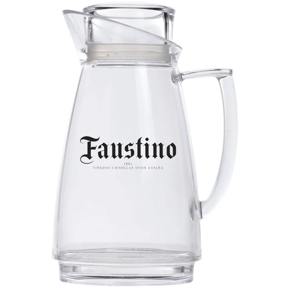 64oz. Plug Lid Acrylic Pitcher 1