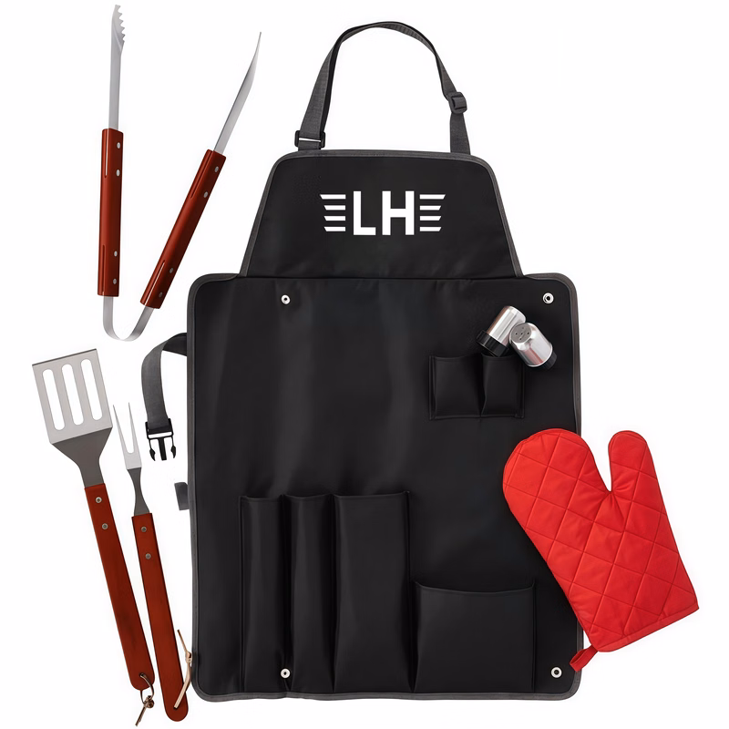 7 Pieces BBQ Apron Set