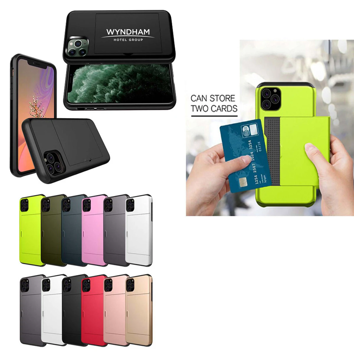 iBank ® Credit Card Holder Case for iPhone 16 Pro 1