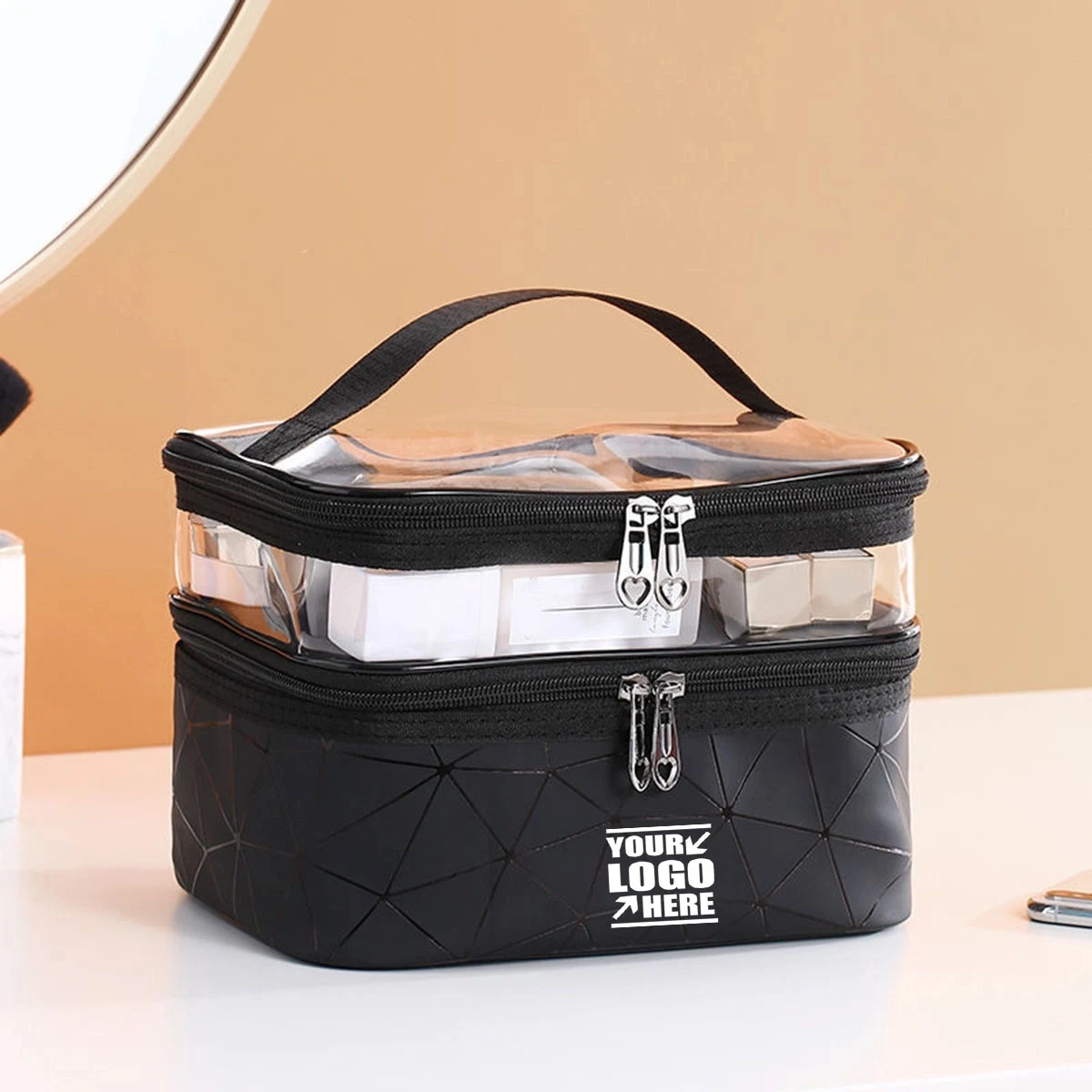 Double Layer Travel Cosmetic Bags 1