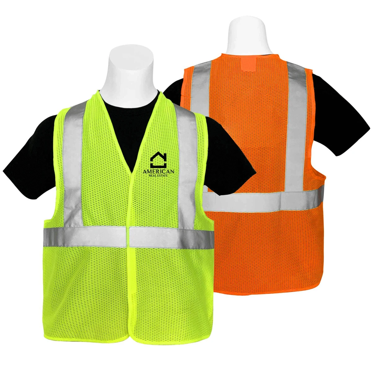 Mesh Fabric Reflective Safety Vest 1