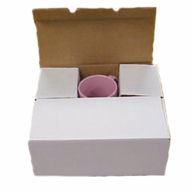 6 Piece White Gift Box (9.75" x 9" x 4") - Non-Inserted