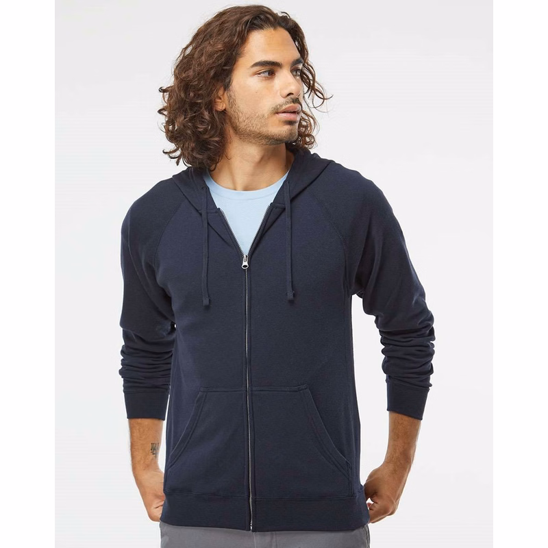 Unisex Special Blend Raglan Full-Zip Hooded Sweatshirt - PRM33SBZ