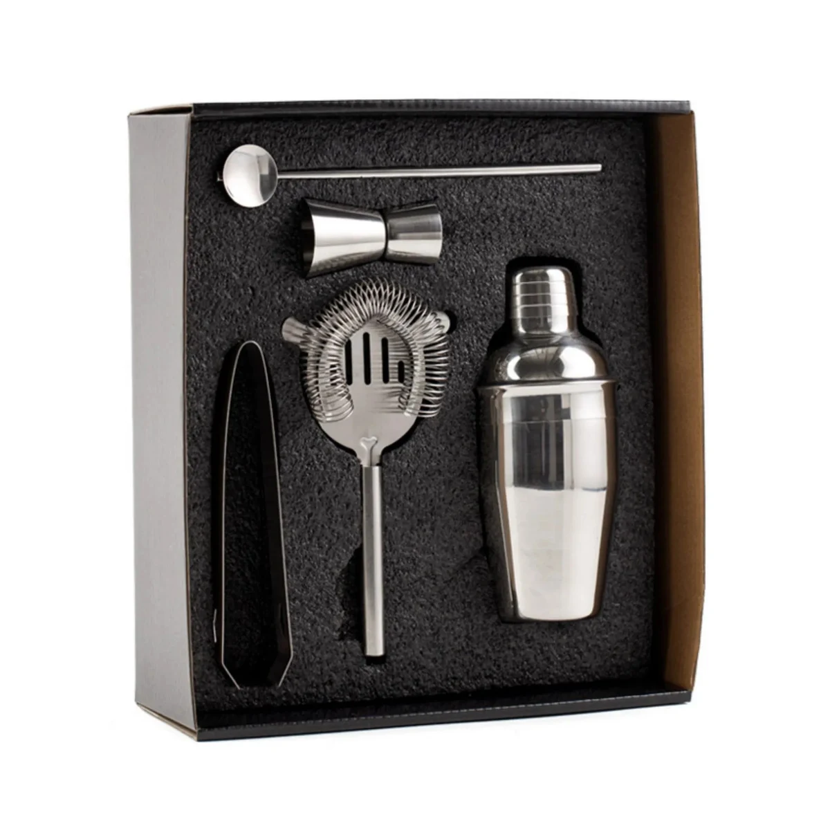 550ml/18.6OZ Stainless Steel Cocktail Shaker set 1
