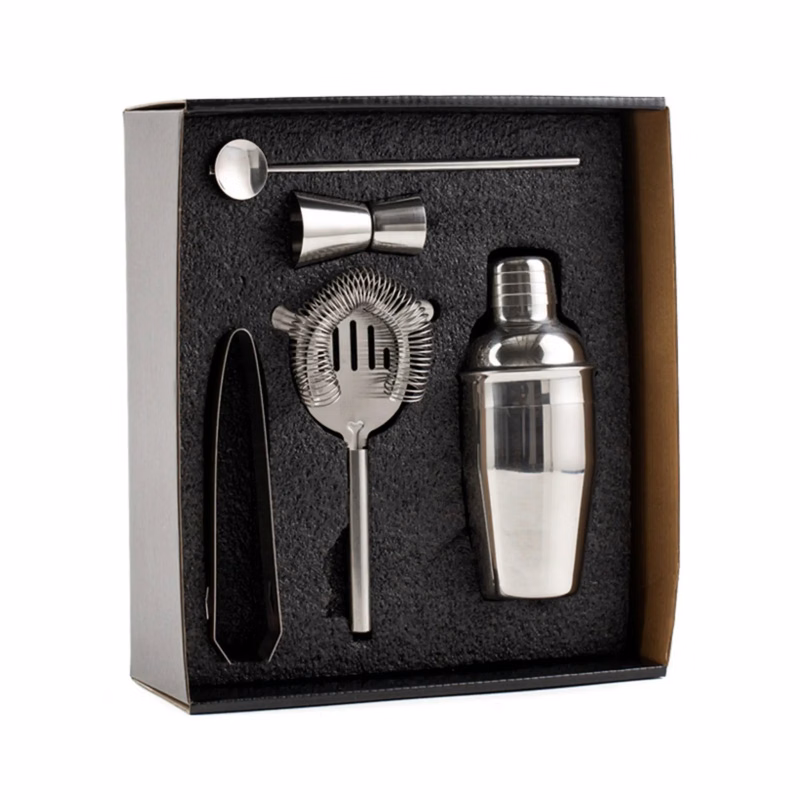 550ml/18.6OZ Stainless Steel Cocktail Shaker set