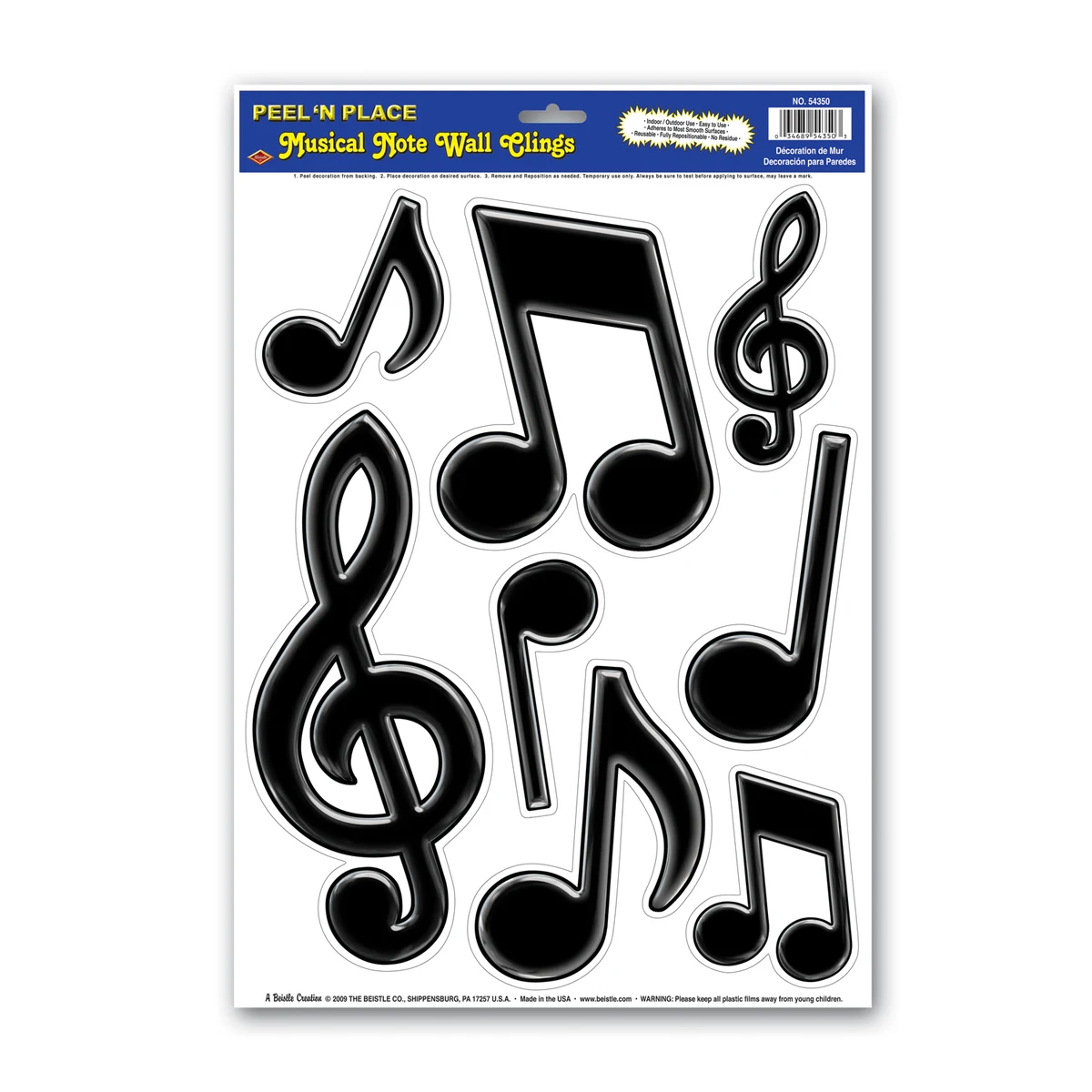 Musical Notes Peel 'N Place 1