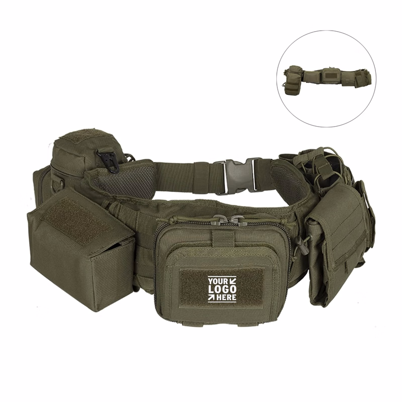 Law Enforcement Modular 5 in 1 Tactical Duty Padded Heavy Equipment Police Utility Belt with Pouches