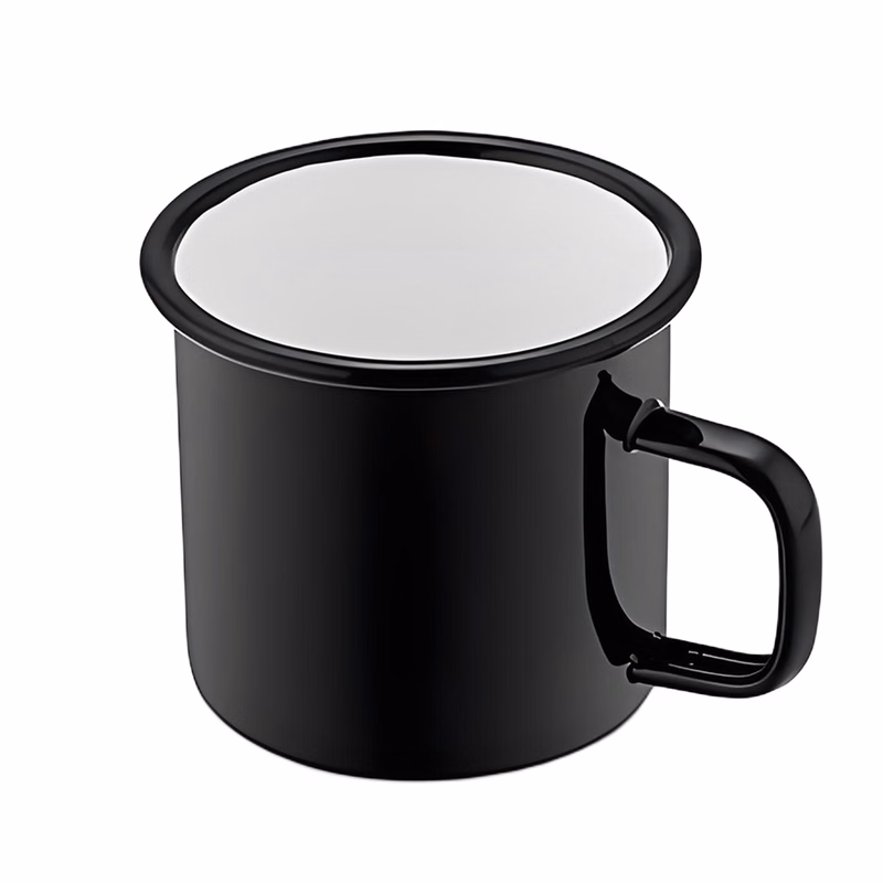10oz White Ceramic Coffee Mug