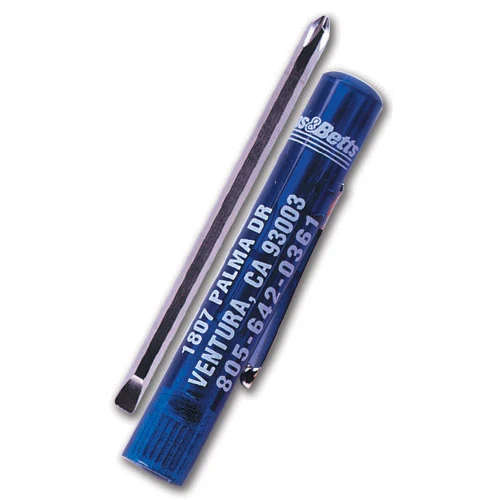 Standard Barrel w/Reversible Blade Pocket Screwdriver 1