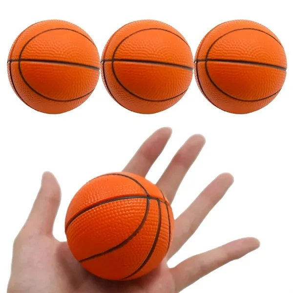 Custom 1.6" Durable BPA Free PU Basketball Stress Ball — Court Wellness Gift 1