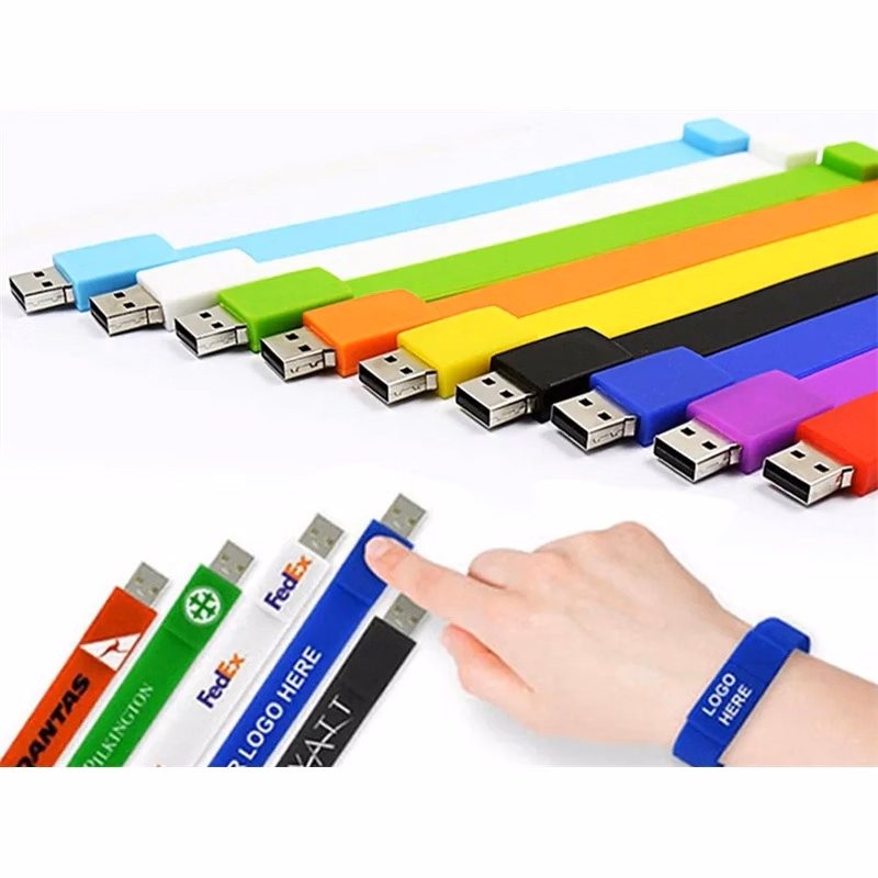 Silicone Wristband USB Drive Bracelet (32 GB)