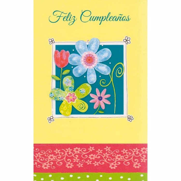 Spanish Birthday Cards - Assorted 5" x 7.75"