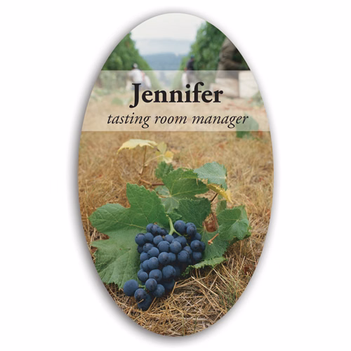 Rounded Oval Nameplate (4.625"x7.625")