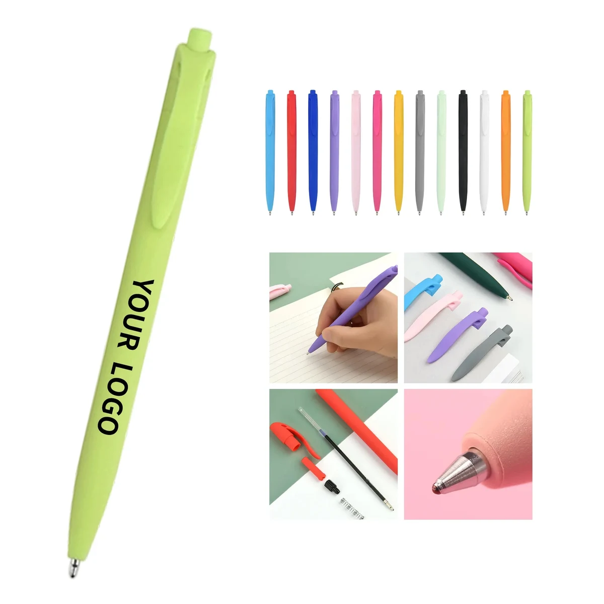 Ballpoint Pen Colored ABS Touch 5.5 Inch 1