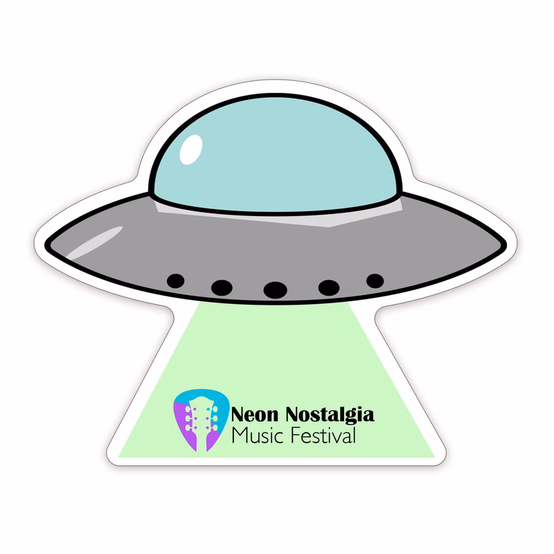 UFO Shaped NoteKeeper™ Magnet 20 Mil