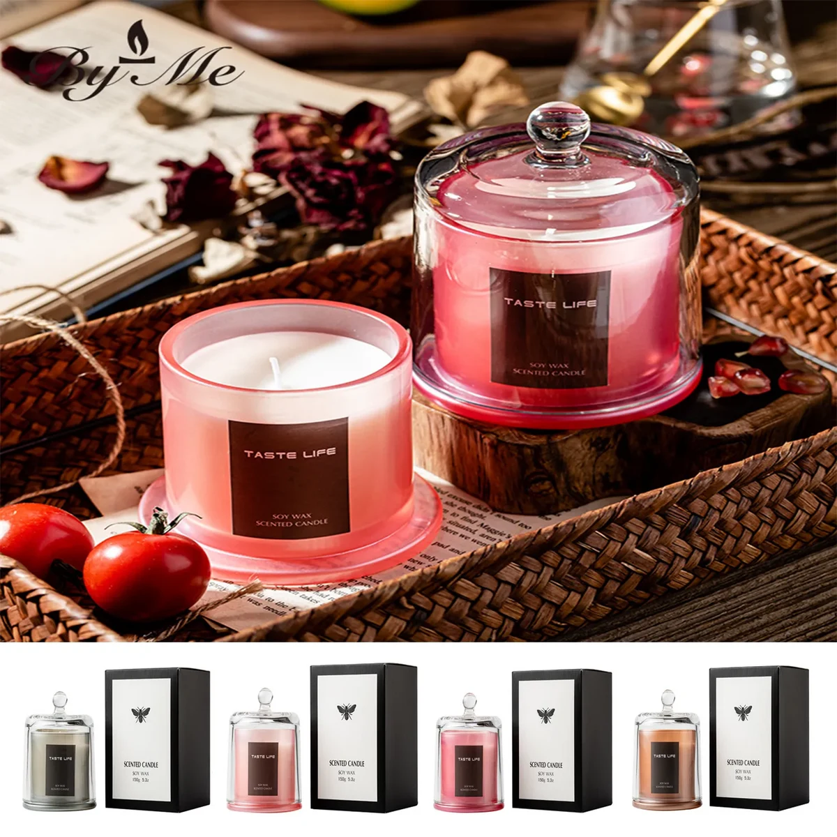 5.3 Oz. Glass Smokeless Scented Candle 1