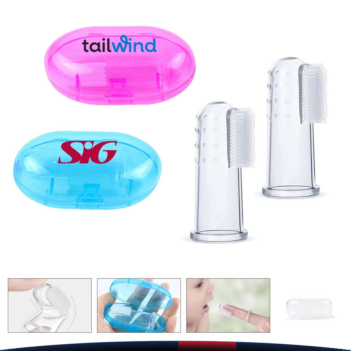 Lizin Baby Finger Toothbrush 1