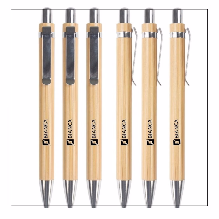 Bamboo Sustainable Retractable Ballpoint Pen
