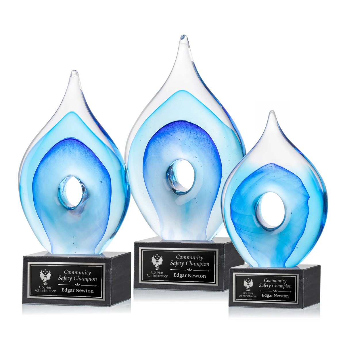 Caspian Award on Square Marble 1