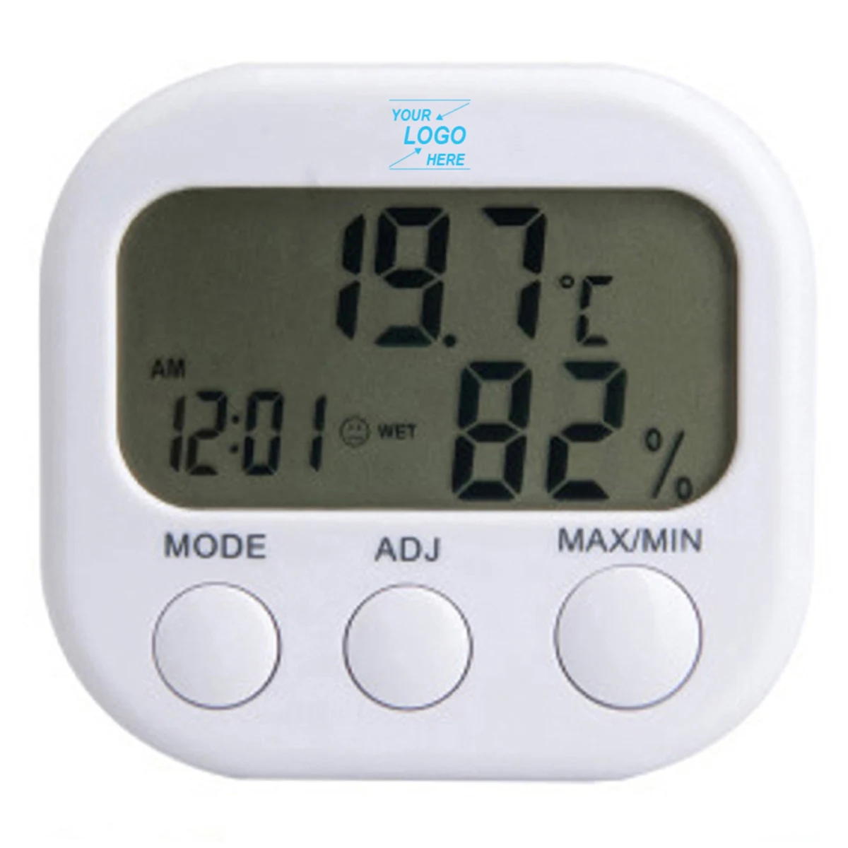 Digital Thermometer w/Alarm Clock 1