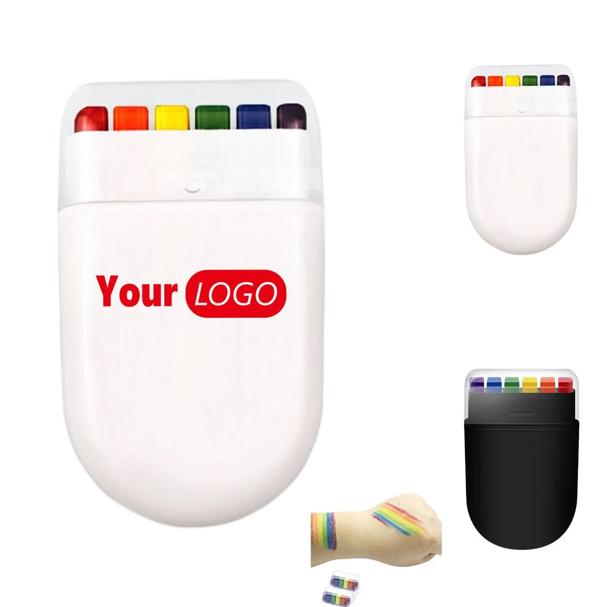 Six Color Face Paint Stick Set 1