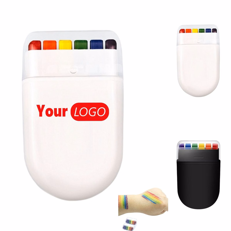 Six Color Face Paint Stick Set
