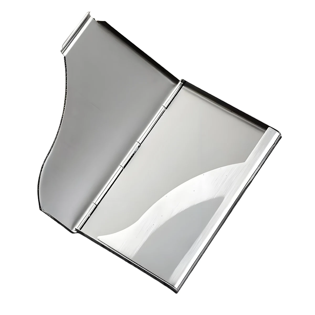Stainless Steel Leather Card Holder 1