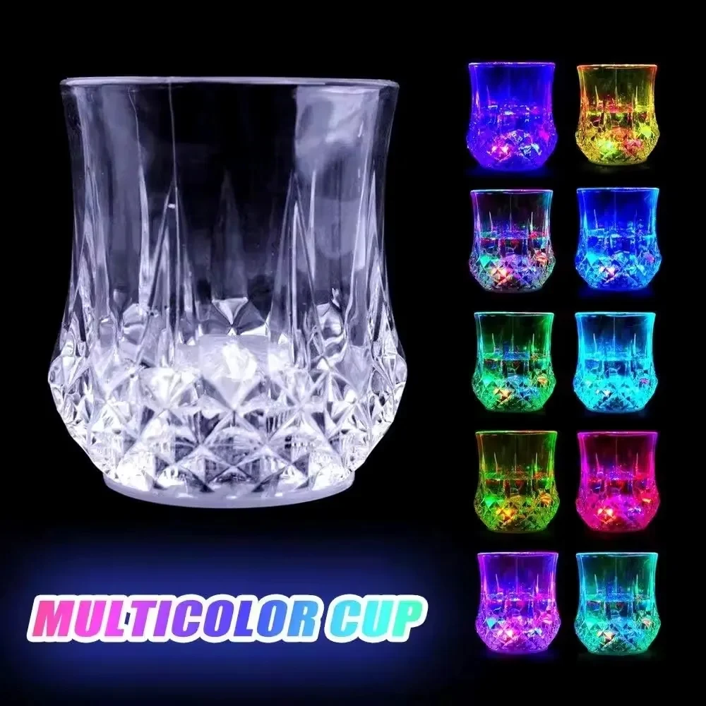 Led Light Up Flashing Wine Glass 1