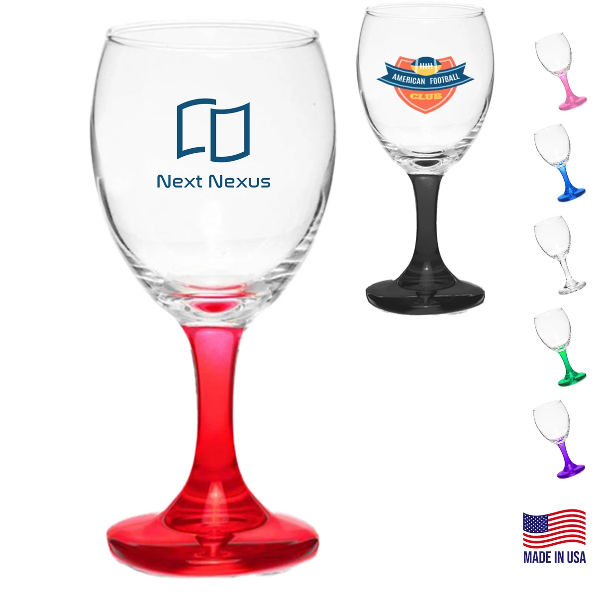 8.5 oz Customized Aragon Glasses 1