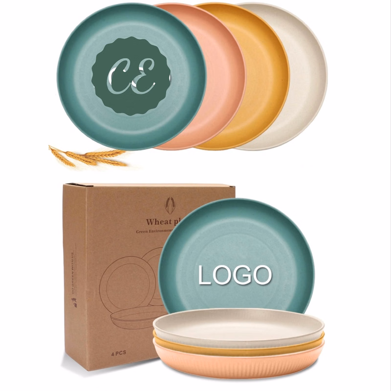 Wheat Straw Plastic Plates