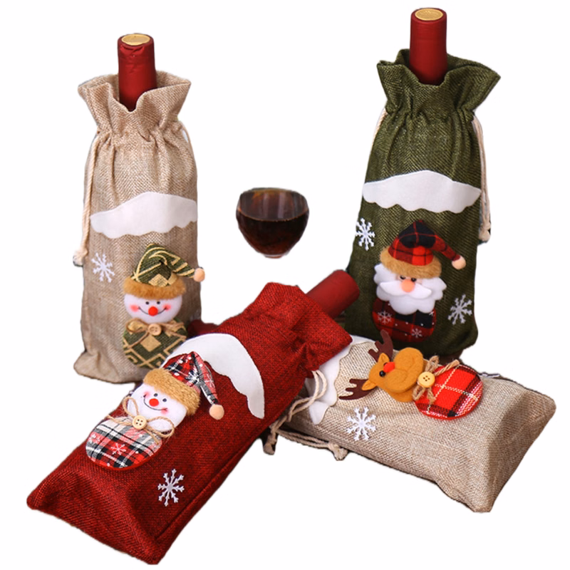 Christmas Decoration Wine Bottle Cooler