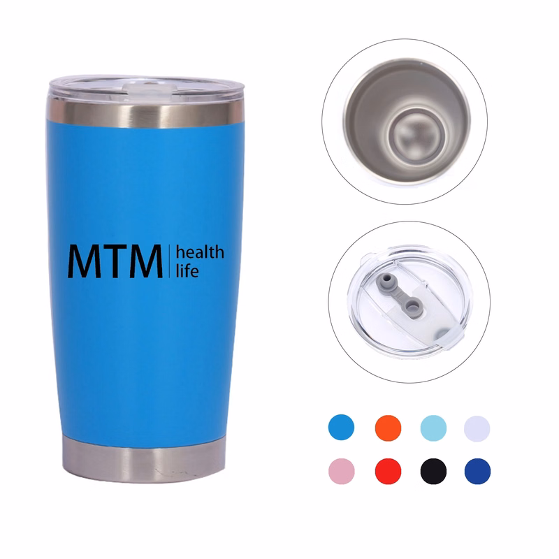 20oz Large Capacity Stainless Steel Travel Cups w/ Lid