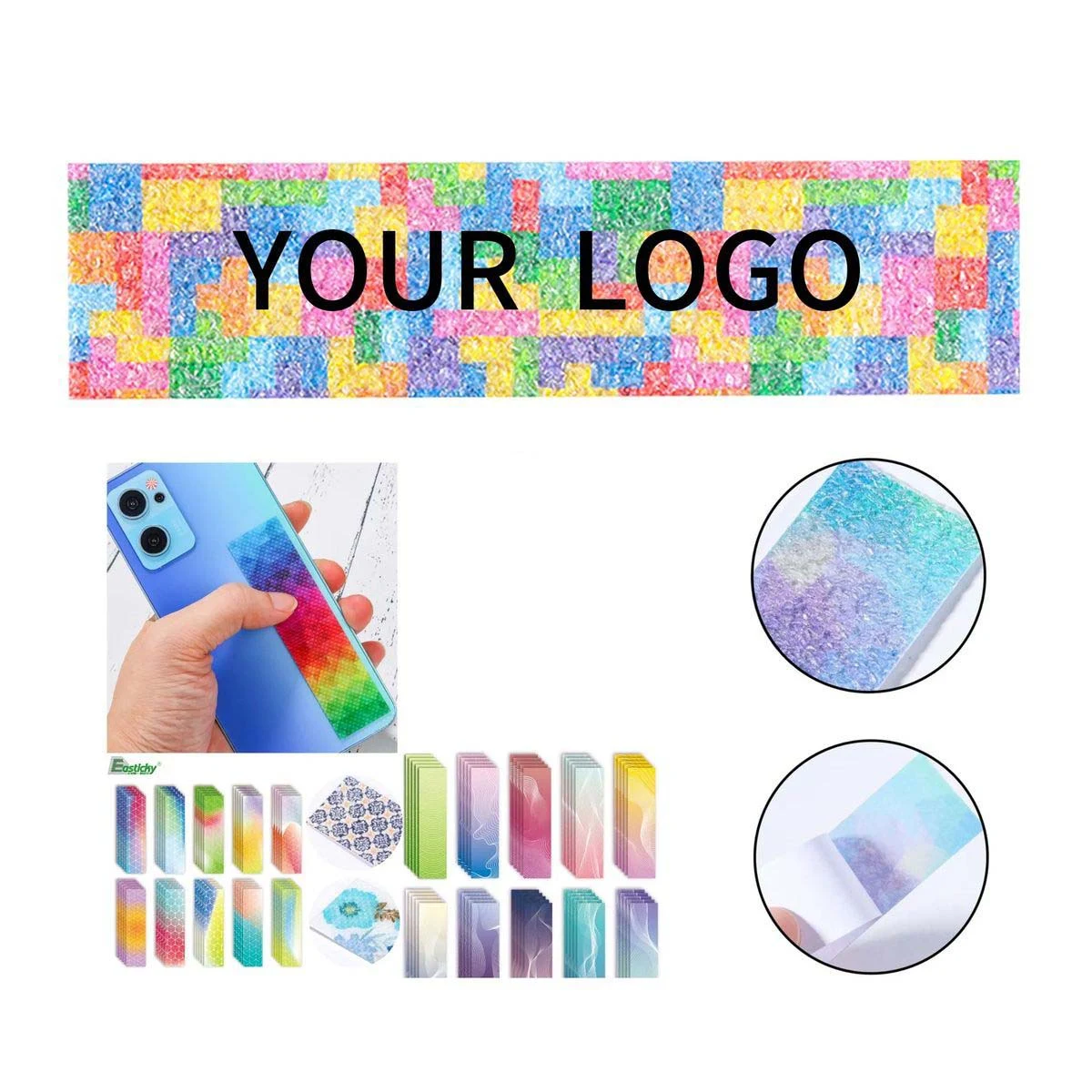 Reusable PEVA Fidget Stickers for Focus 1