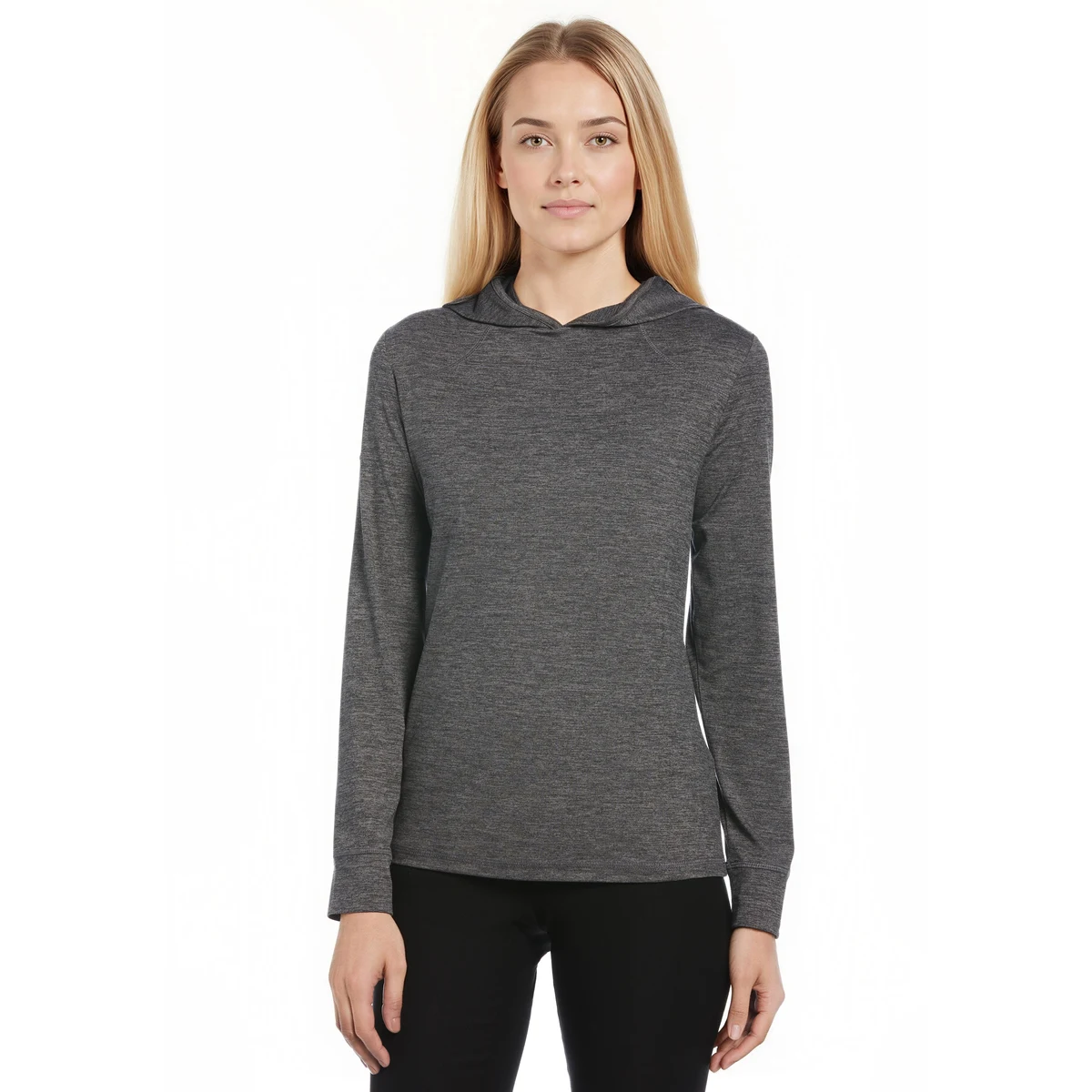 Women's Long Sleeve Soft Touch Hoodie 1