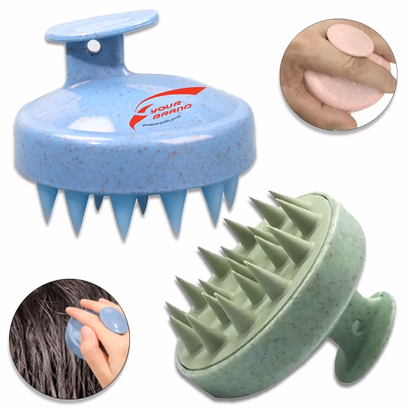 5-Pack Eco-Friendly Soft Silicone Scalp Massage Brush