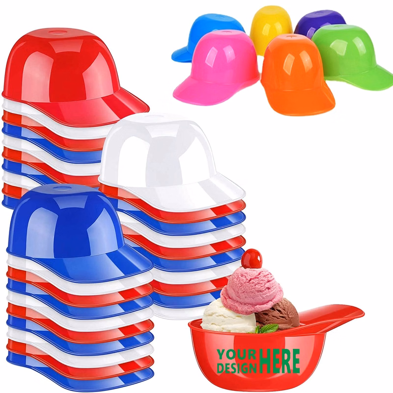 Baseball Helmet Ice Cream Snack Bowl