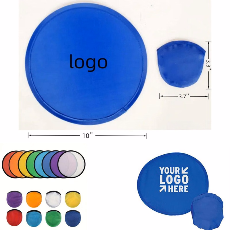 10" Collapsible Folding Flying Disc With Pouch