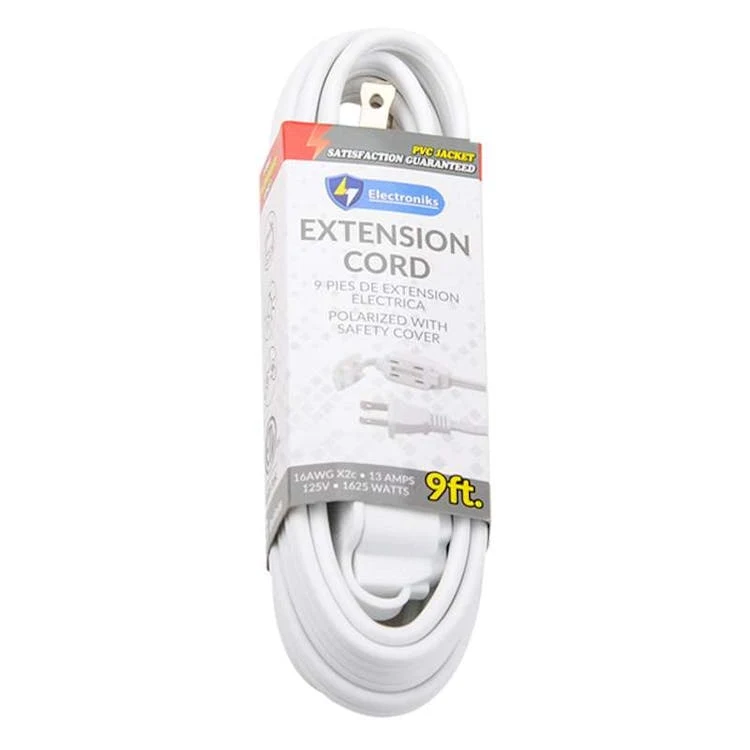 Indoor Extension Cord White - 9' 1