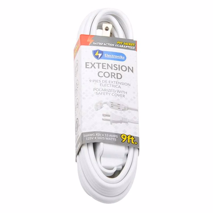 Indoor Extension Cord White - 9'