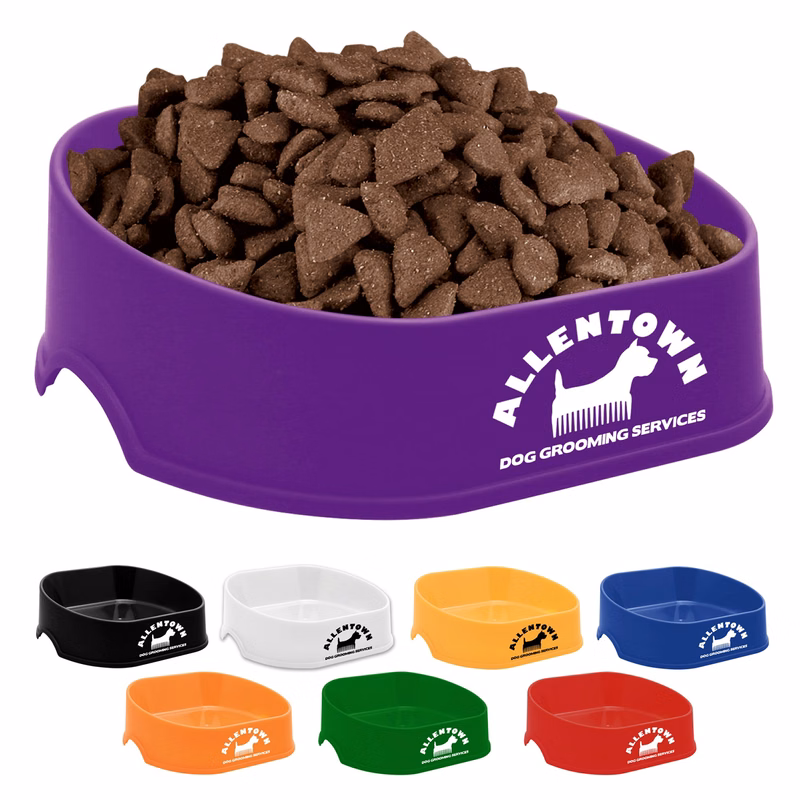 8-inch Plastic Pet Bowl