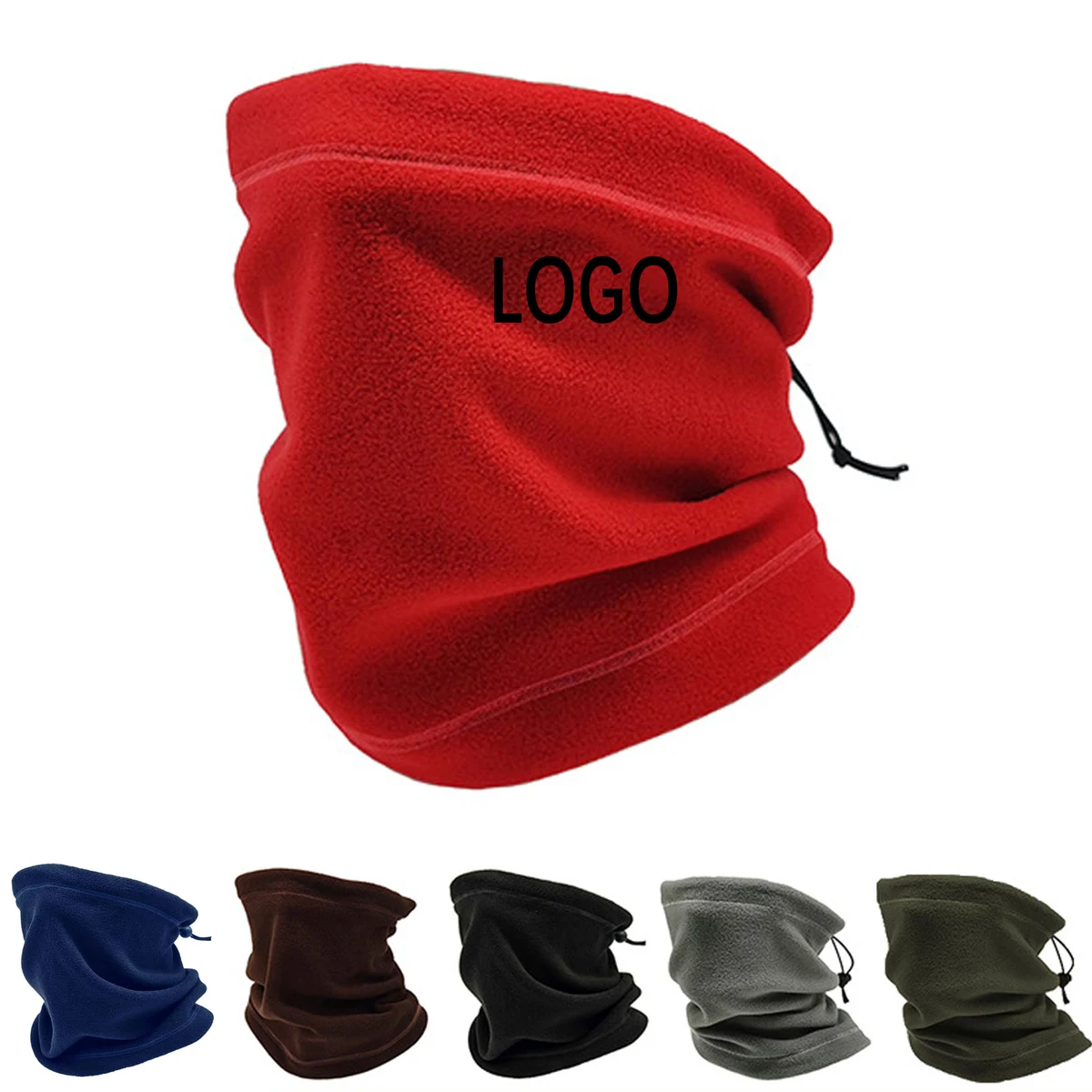 Fleece Neck Gaiter Warm Scarf Windproof Winter Cover 1