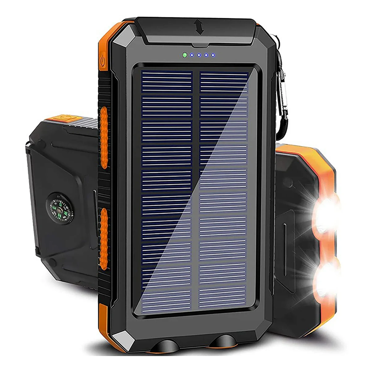 10000 mAh Solar Power Bank with Compass 1